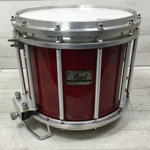 Vist Large View of Product Image Which is Used Pearl 12x14 12 Lug Marching Snare Drum
