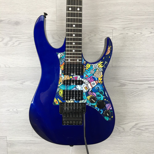 Vist Large View of Product Image Which is Used Ibanez RG550-JB STANDARD MIJ Super S Electric Guitar Blue 6-String