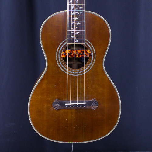 Vist Large View of Product Image Which is Used Washburn R320SWRK PARLOR ACOUSTIC Solid Top Acoustic Guitar Wood