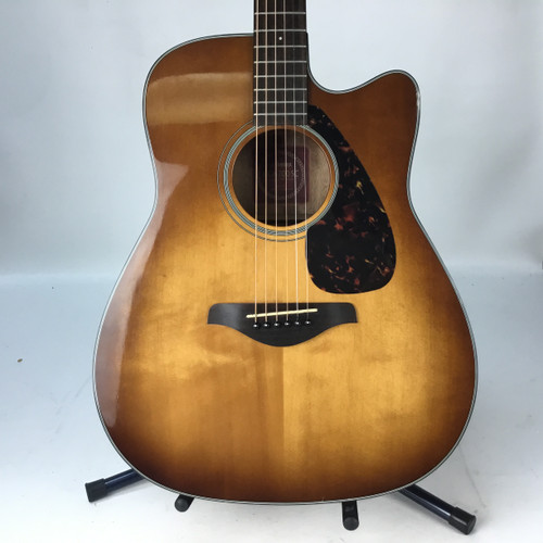 Vist Large View of Product Image Which is Used Yamaha FGX700SC Laminate Top Acoustic Guitar Honey Burst