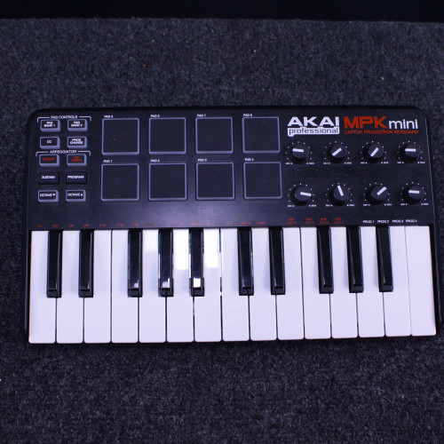 Vist Large View of Product Image Which is Used Akai MPK MINI MIDI CONTROLLER 25-Key Controller 25-Key