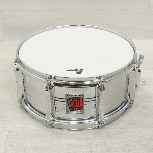 Vist Large View of Product Image Which is Used Ludwig Rocker Metal Snare Drum 14x6.5