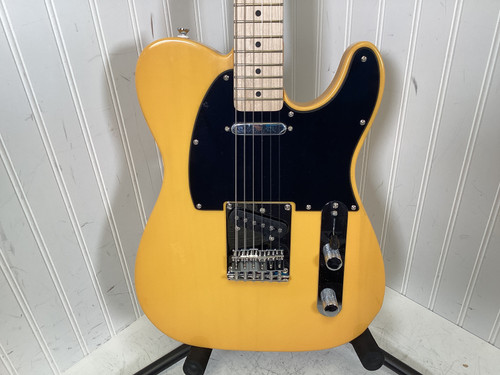 Vist Large View of Product Image Which is Used Squier SONIC TELE T Type Electric Guitar Yellow 6-String