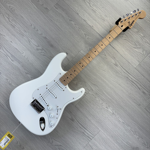 Vist Large View of Product Image Which is Used Squier SONIC STRAT HT S Type Electric Guitar White 6-String