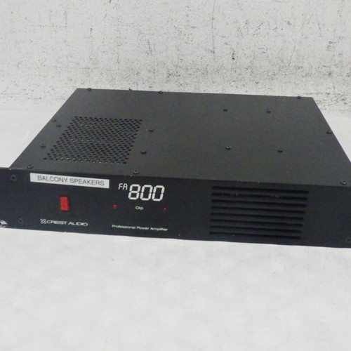 Vist Large View of Product Image Which is Used Crest Audio FA800 Power Amplifier