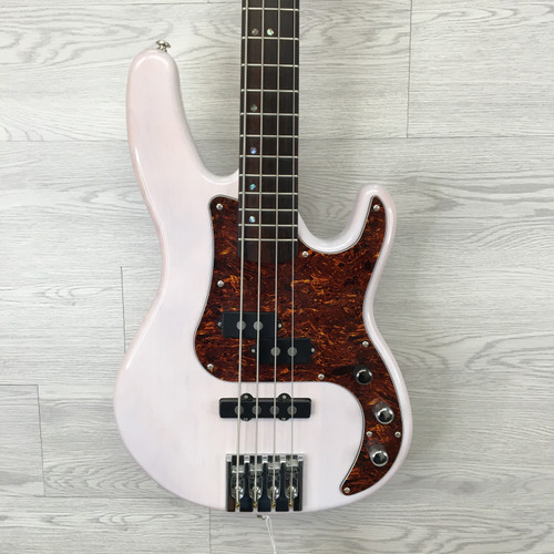 Vist Large View of Product Image Which is Used Mitchell TB500 PJ BASS P Type Bass Guitar Pink 4-String