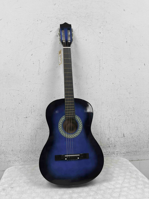 Vist Large View of Product Image Which is Used BEGINNER ACOUSTIC GUITAR Laminate Top Acoustic Guitar Blue