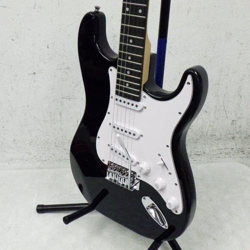Vist Large View of Product Image Which is Used Glarry S-STYLE ELECTRIC GUITAR S Type Electric Guitar Black 6-String