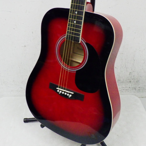 Vist Large View of Product Image Which is Used Huntington Acoustic Guitar Red