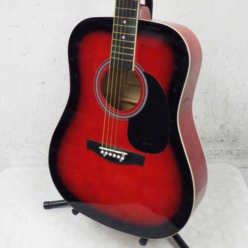 Vist Large View of Product Image Which is Used Huntington ACOUSTIC GUITAR  Red