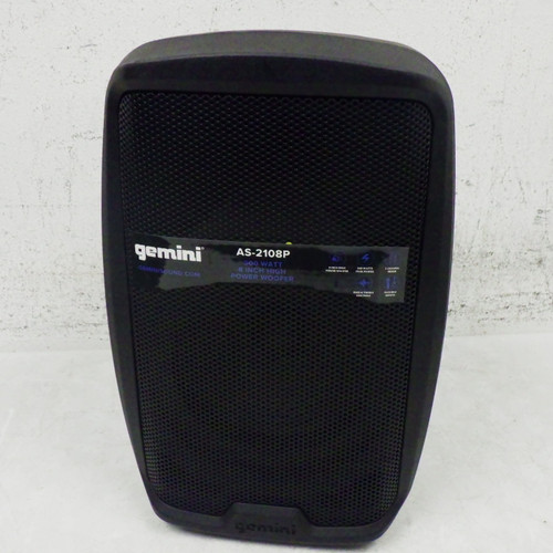 Vist Large View of Product Image Which is Used Gemini AS-2108P POWERED SPEAKER Passive Full Range Speaker Cabinet