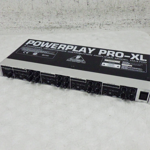 Vist Large View of Product Image Which is Used Behringer Powerplay Pro-Xl HA4700 Rackmount Mixer