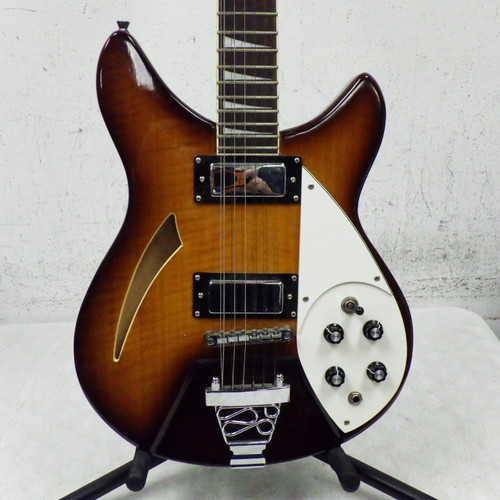 Vist Large View of Product Image Which is Used Maestro 12 STRING RICK STYLE ELECTRIC Semi-Hollow Electric Guitar Sunburst 6-String