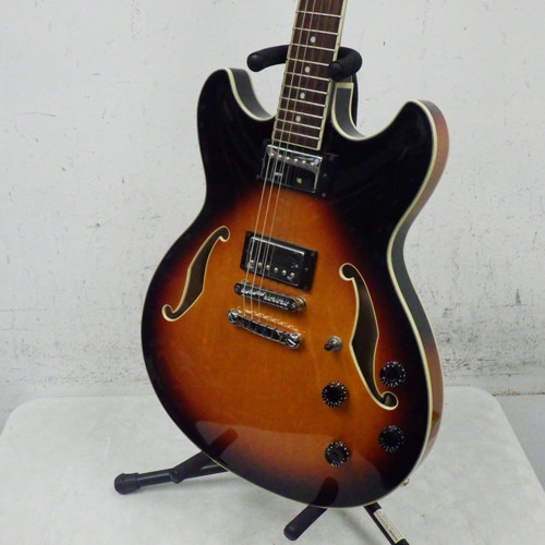 Vist Large View of Product Image Which is Used Ibanez ARTCORE AS73-BS-12-01 Semi-Hollow Electric Guitar Sunburst 6-String