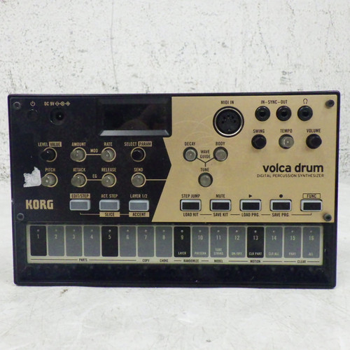 Vist Large View of Product Image Which is Used Korg VOLCA DRUM DIGITAL PERCUSSION SYNTH Compact Drum Machine