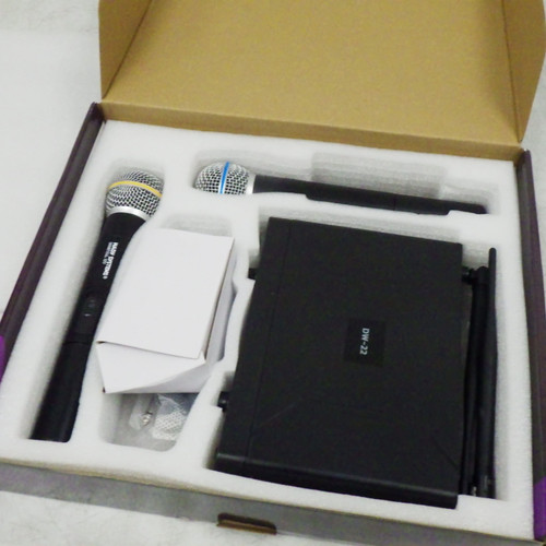 Vist Large View of Product Image Which is Used Nady DW-22 WIRELESS MICROPHONE Wireless Microphone