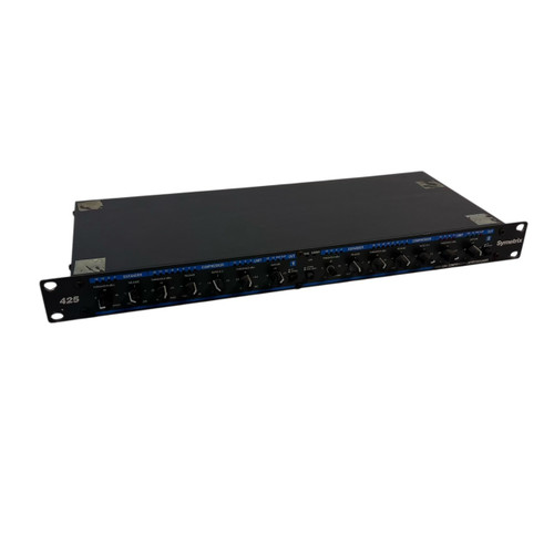 Vist Large View of Product Image Which is Symetrix 425 Dual Compressor / Limiter Rack Processor