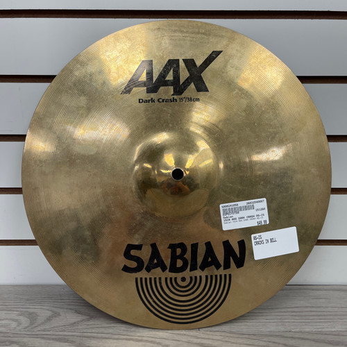 Vist Large View of Product Image Which is Used - Sabian 15IN AAX DARK CRASH AS-IS - Crash Cymbal 15"