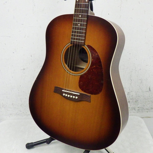 Vist Large View of Product Image Which is Used Seagull Entourage Rustic Dreadnought Solid Top Acoustic Guitar Wood