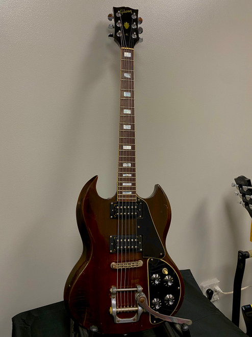 Vist Large View of Product Image Which is Used Gibson 1972 SG PRO Vintage SG Type Electric Guitar Wood 6-String
