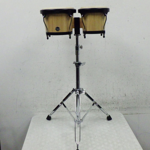 Vist Large View of Product Image Which is Used Latin Percussion - LP ASPIRE BONGO PAIR WITH STAND Bongo