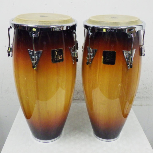 Vist Large View of Product Image Which is Used Latin Percussion - LP 11 12 INCH ASPIRE CONGA PAIR WITH STAND Conga