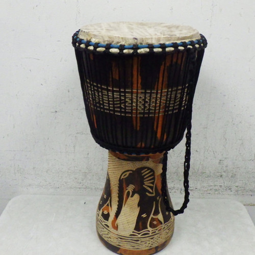 Vist Large View of Product Image Which is Used GHANA DJEMBE 6 INCH Djembe