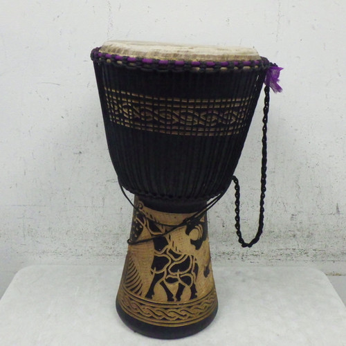 Vist Large View of Product Image Which is Used GHANA DJEMBE 6 INCH Djembe