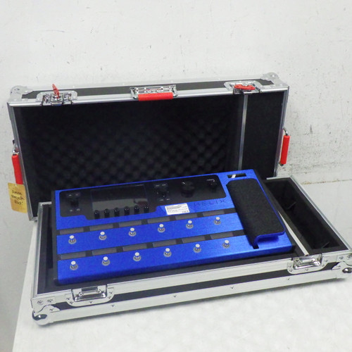 Vist Large View of Product Image Which is Used Line 6 helix Special Edition Blue with Case Floorboard Amp Modeling + FX