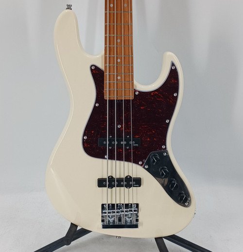 Vist Large View of Product Image Which is Used Sadowsky METROEXPRESS 21-FRET VINTAGE J/J BASS OW J Type Bass Guitar White 4-String