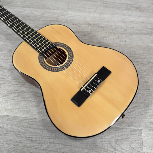 Vist Large View of Product Image Which is Used PYLE PGACLS30 Classical Nylon String Acoustic Guitar - Natural
