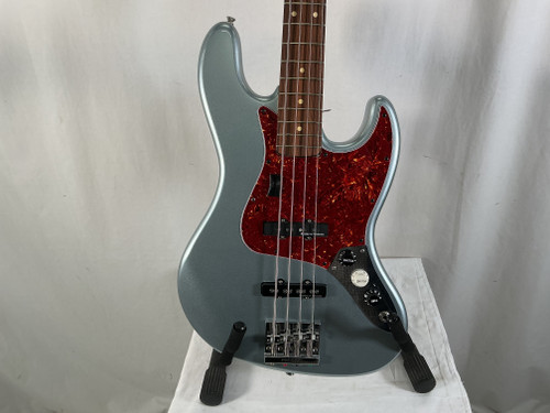 Vist Large View of Product Image Which is Used Fender 2021 JAZZ BASS J Type Bass Guitar Silver/Gray 4-String