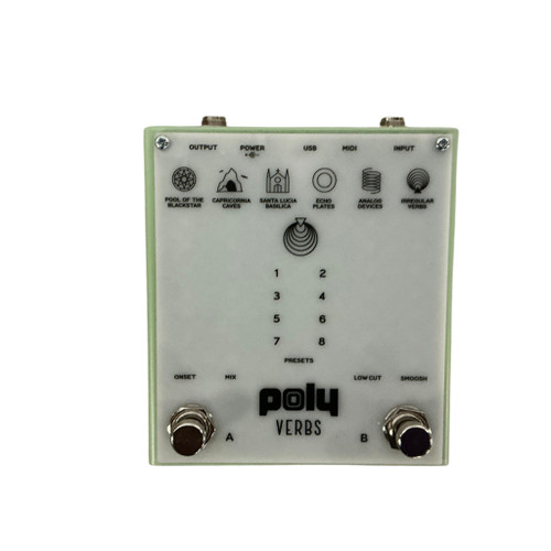 Vist Large View of Product Image Which is Used POLY VERBS Guitar Effects Pedal