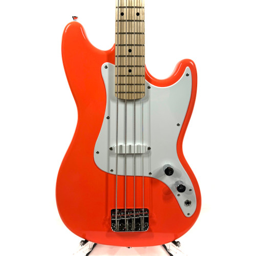 Vist Large View of Product Image Which is Used Squier Sonic Bronco Bass Guitar Orange 4-String