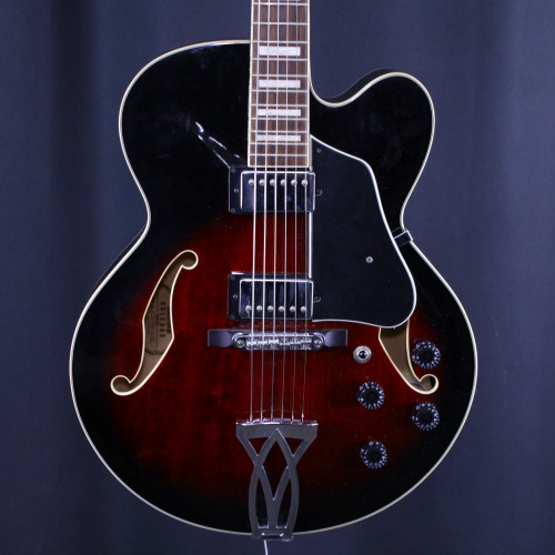 Vist Large View of Product Image Which is Used Ibanez ARTCORE JAZZ BOX AF75-TRS-12-02 Semi-Hollow Electric Guitar Sunburst 6-String