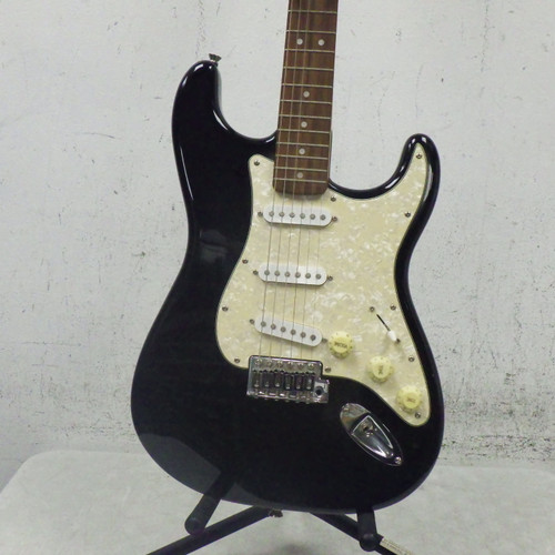 Vist Large View of Product Image Which is Used Squier 2011 Stratocaster S Type Electric Guitar Black 6-String