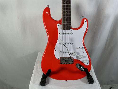 Vist Large View of Product Image Which is Used Squier SONIC STRATOCASTER S Type Electric Guitar Red 6-String
