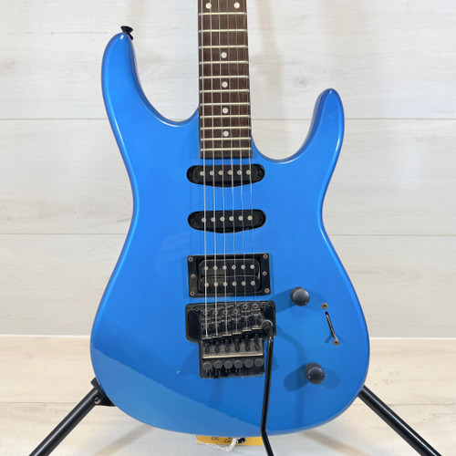 Vist Large View of Product Image Which is Used Squier SUPER STRAT Electric Guitar Blue 6-String