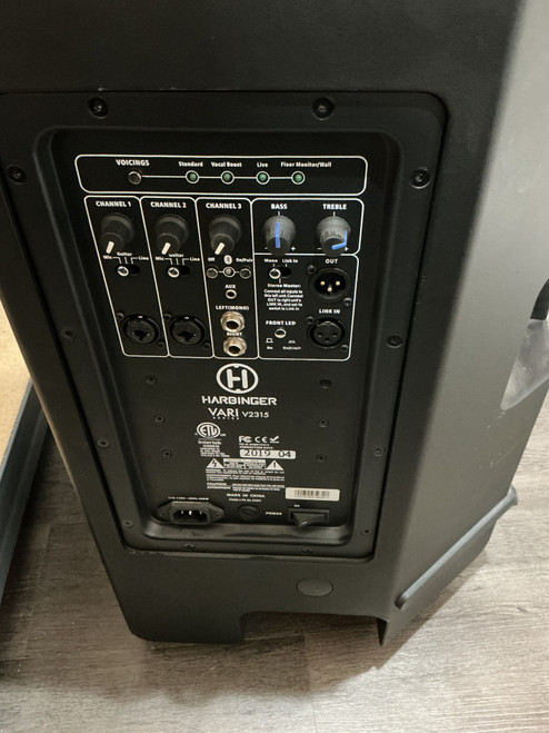 Vist Large View of Product Image Which is Used Harbinger VARI V2315 POWERED SPEAKER Powered Full Range Speaker Cabinet