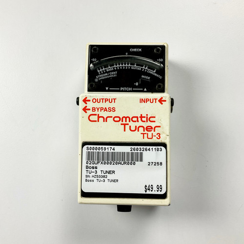 Vist Large View of Product Image Which is Used Boss TU-3 Chromatic Tuner Pedal
