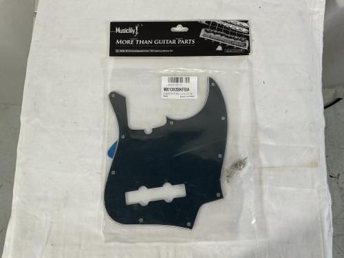 Vist Large View of Product Image Which is Used BLACK JAZZ BASS PICKGUARD Guitar Accessory