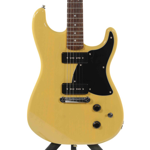 Vist Large View of Product Image Which is Used Squier PARANORMAL STRAT-O-SONIC S Type Electric Guitar Amber 6-String