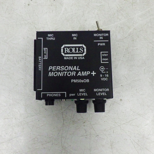 Vist Large View of Product Image Which is Used Rolls PM50SOB Pro Sound Product