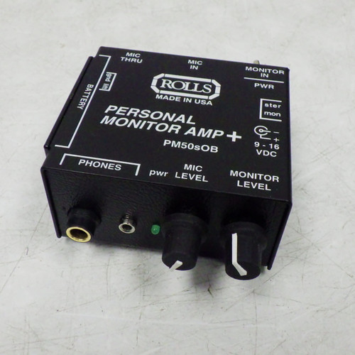 Vist Large View of Product Image Which is Used Rolls PM50SOB Pro Sound Product