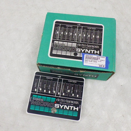 Vist Large View of Product Image Which is Used Electro Harmonix (E/H) BASS MICRO SYNTH Guitar Effects Pedal