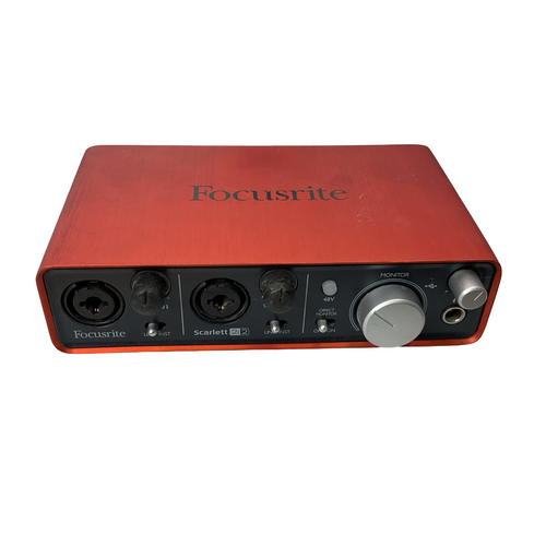 Vist Large View of Product Image Which is Used Focusrite SCARLETT 2I2 1ST GEN Computer Interface 2 A/D Recording Inputs