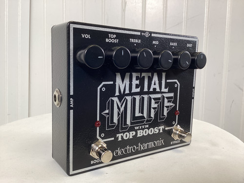 Vist Large View of Product Image Which is Used Electro Harmonix (E/H) METAL MUFF TOP BOOST Distortion Pedal