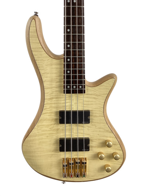 Vist Large View of Product Image Which is Used Schecter STILETTO Custom 4 Diamond Series Bass Guitar -AS IS WEAR