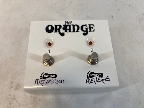 Vist Large View of Product Image Which is Used Orange 2 BUTTON FOOTSWITCH