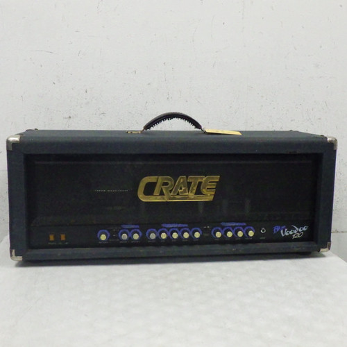 Vist Large View of Product Image Which is Used Crate Blue Voodoo 120 100 Watt Amp Rackmount Tube Amplifier Head